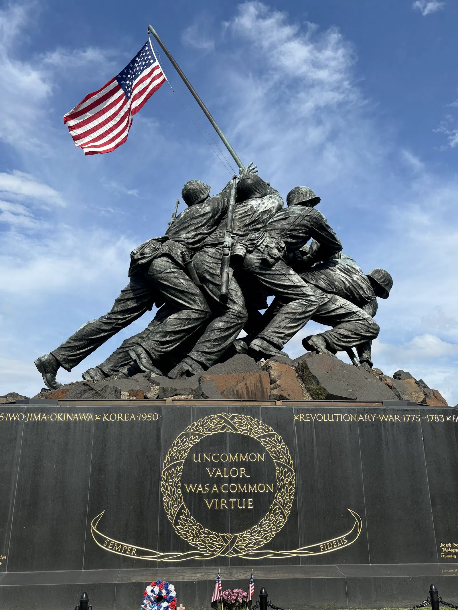 U.S. Marine Corps War Memorial, Washington